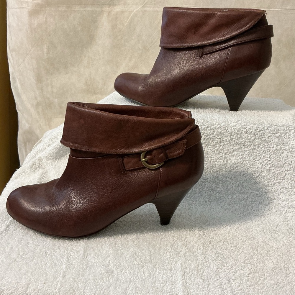 Aldo Dark Brown Ankle Booties